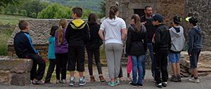 visite guidée d'une école à Castelnau-Pégayrols